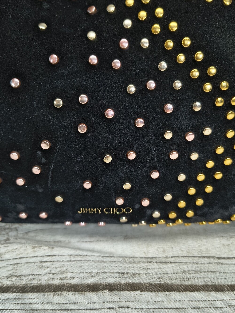 Jimmy Choo Stevie Hobo Bag Black Suede - Picture 4 of 10